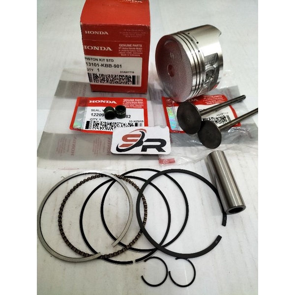 PISTON KIT STD KOMPLIT (KBB) HONDA ORIGINAL TIGER   KELENGKAPAN PRODUK  PISTON KIT STD KOMPLIT  PATUNG KLEP 2 BIJI SIL KLEP 2 BIJI