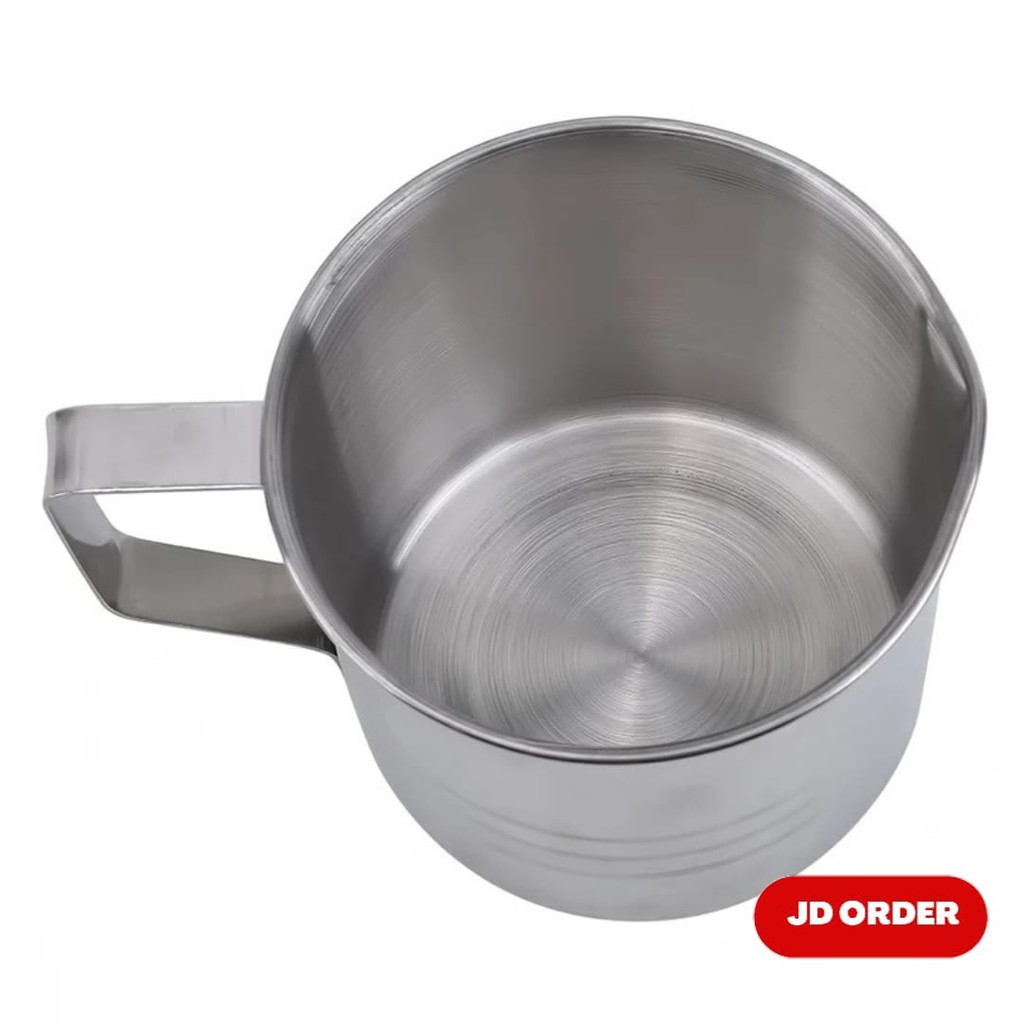 Oil Pot Stainless Steel Wadah Penyaring Minyak Goreng 1.2 Liter