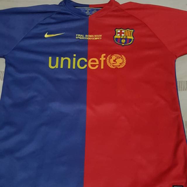 Jersey Retro Barcelona 2008 2009 final mdt second grade ori