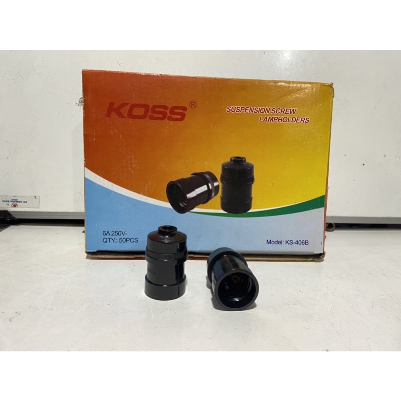 KOSS Fitting gantung Hitam Model Broco Tebal