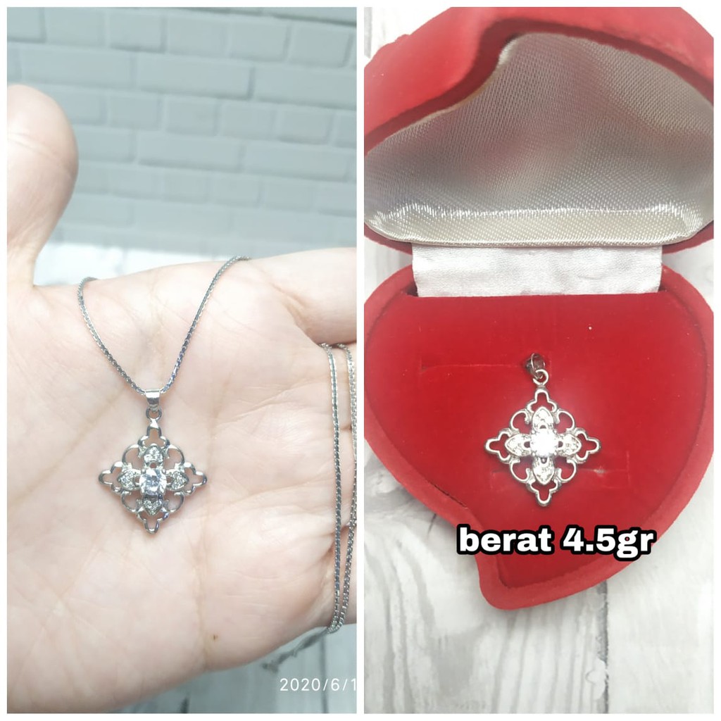 KALUNG SET LIONTIN PERAK ASLI S925 CC950