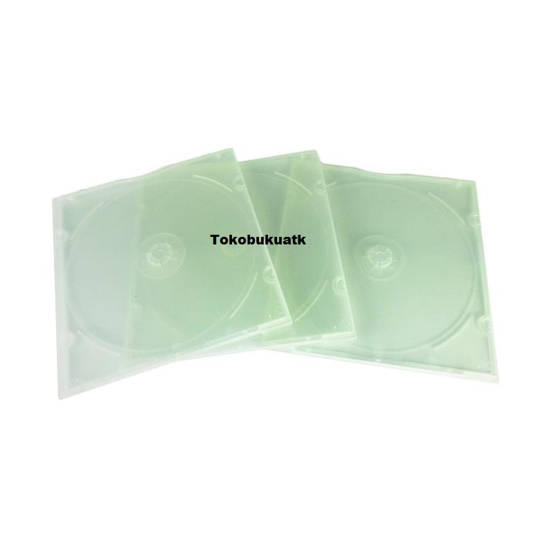 Casing Kotak CD DVD, Tempat menyimpan CD DVD - per 3 pcs