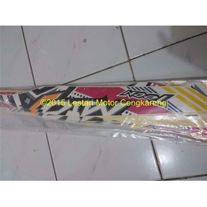 Stiker / Stripping / Lis Mio J Teen 2013 Putih pink