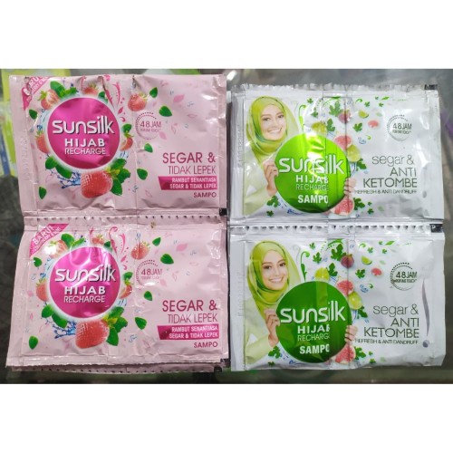 Shampoo Shampo Sunslik Sunsilk Hijab Segar & Tidak Lepek Sachet / SHAMPO SUNSLIK
