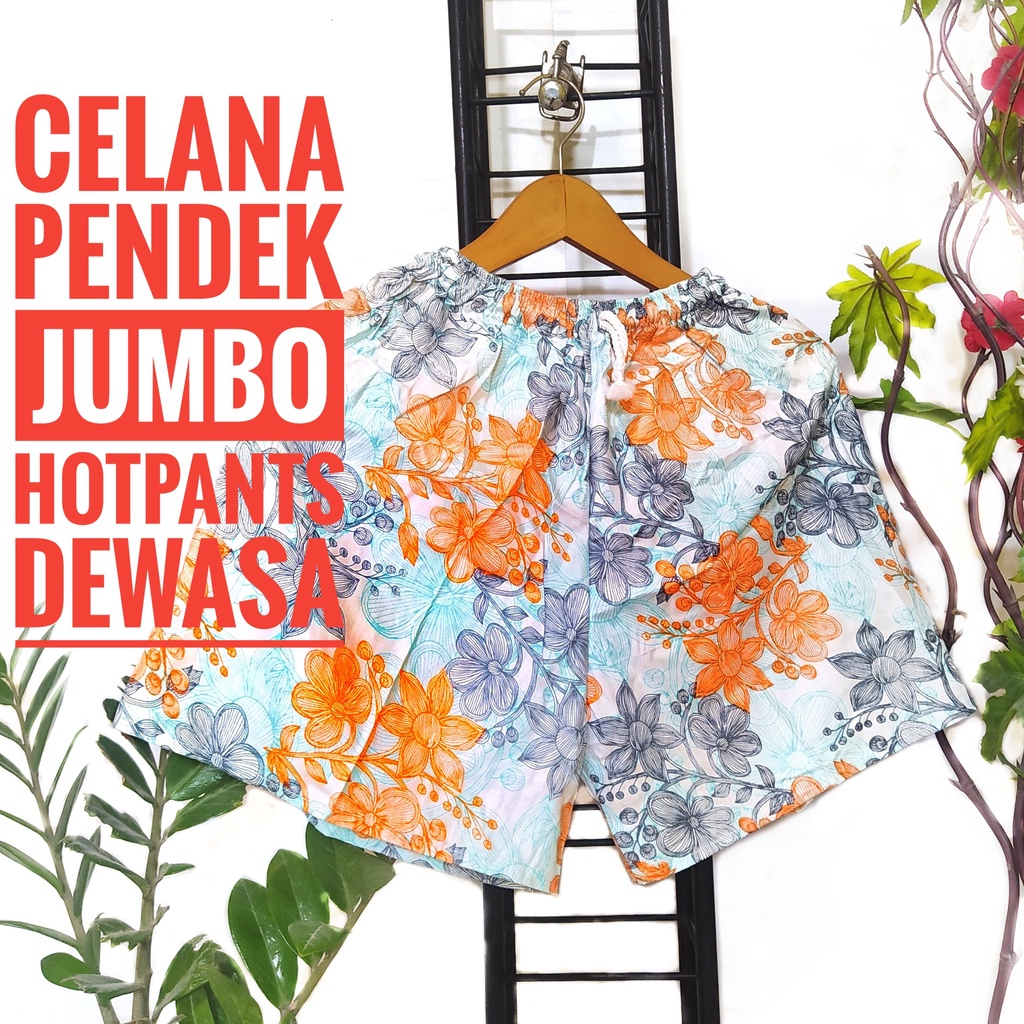 HOT PANTS CELANA PENDEK WANITA JUMBO BAHAN RAYON