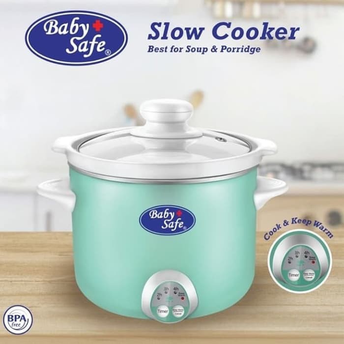 Makassar ! Slow Cooker Digital Baby Safe LB 007 0.8 L / 1.2 L