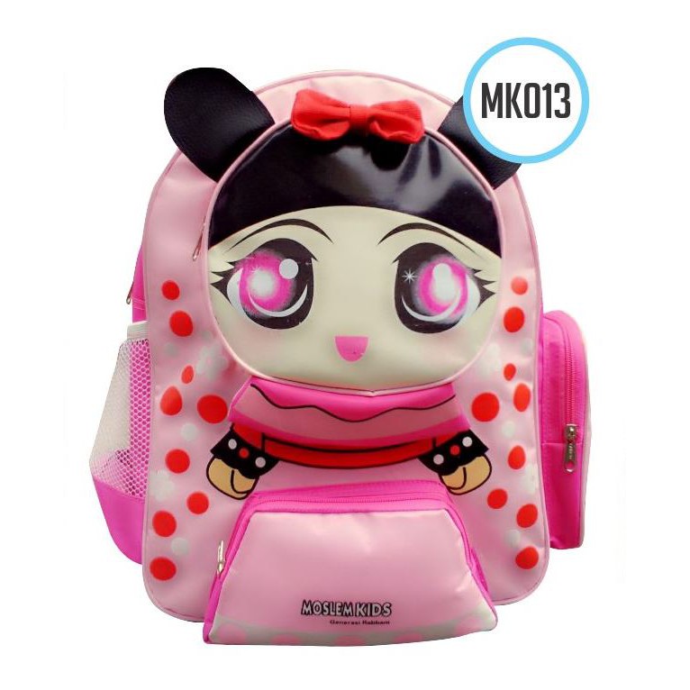 Karakter Princess Pink - Tas Ransel Sekolah Ngaji PAUD T   K