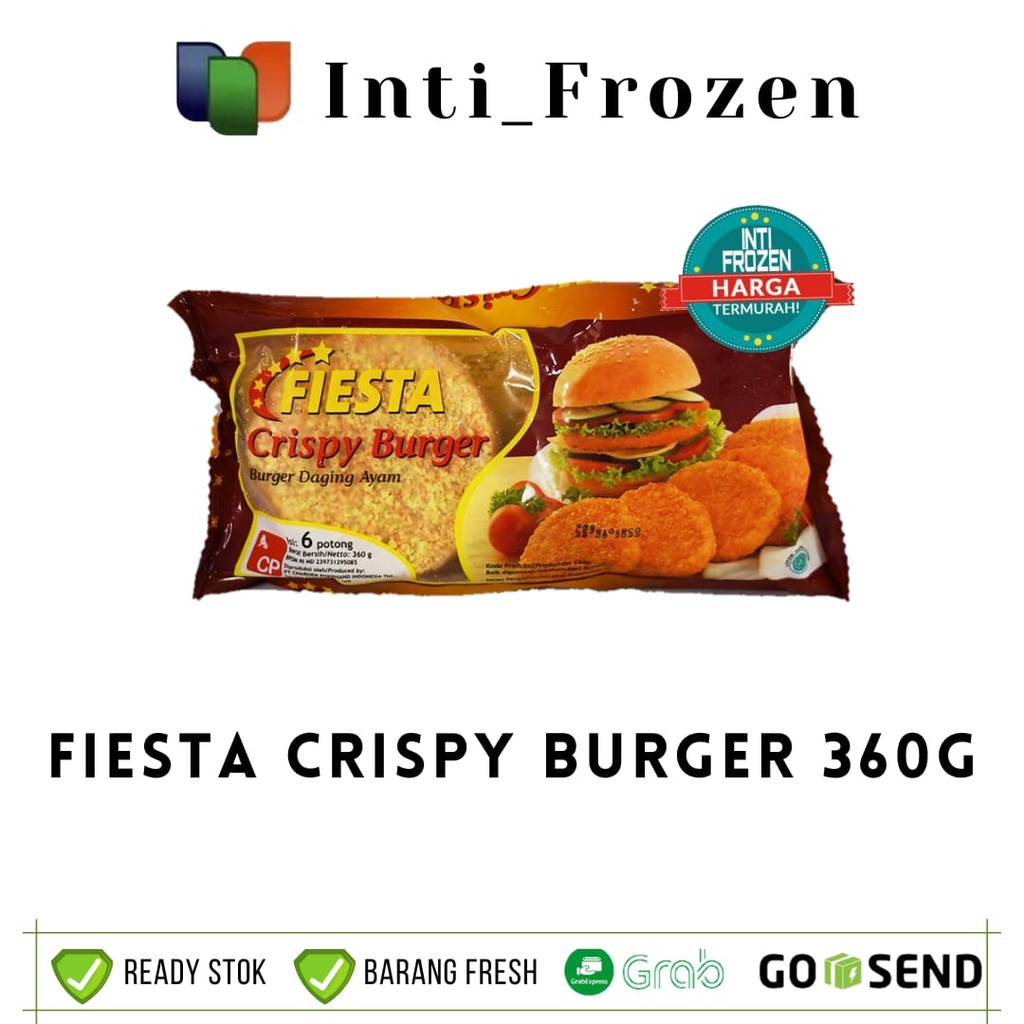 

Fiesta Crispy Burger 360gr