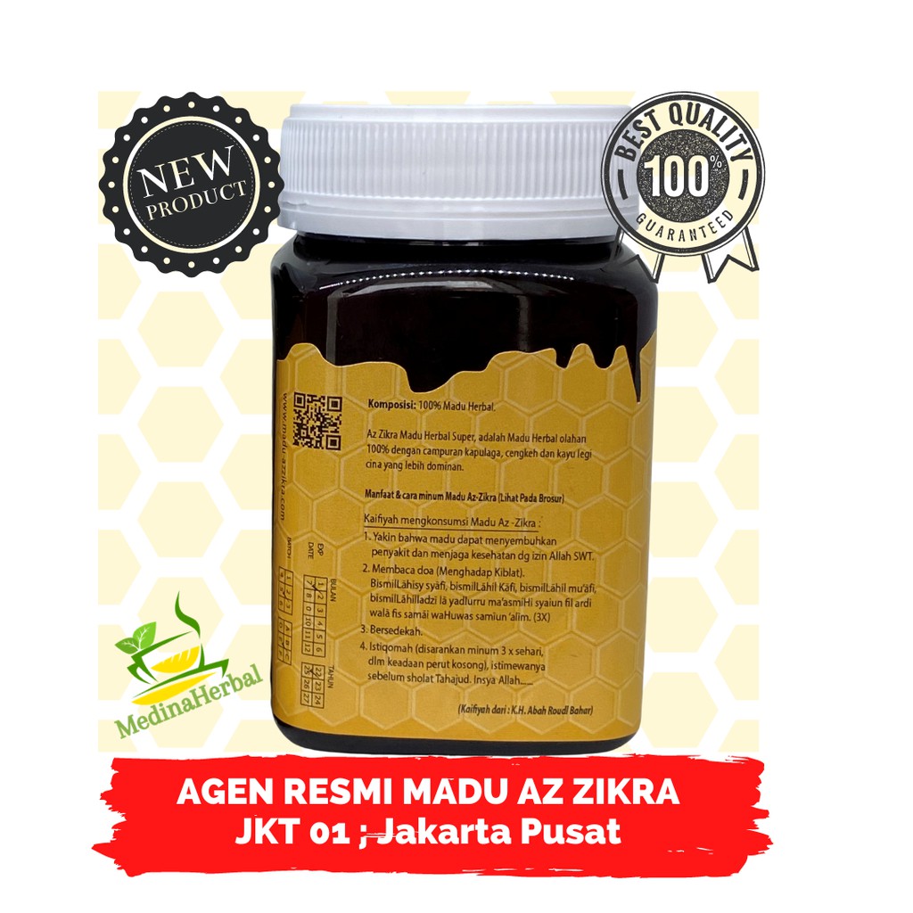 Madu Az Zikra Herbal Super Manis Sudah Termasuk Infaq 10 Shopee Indonesia