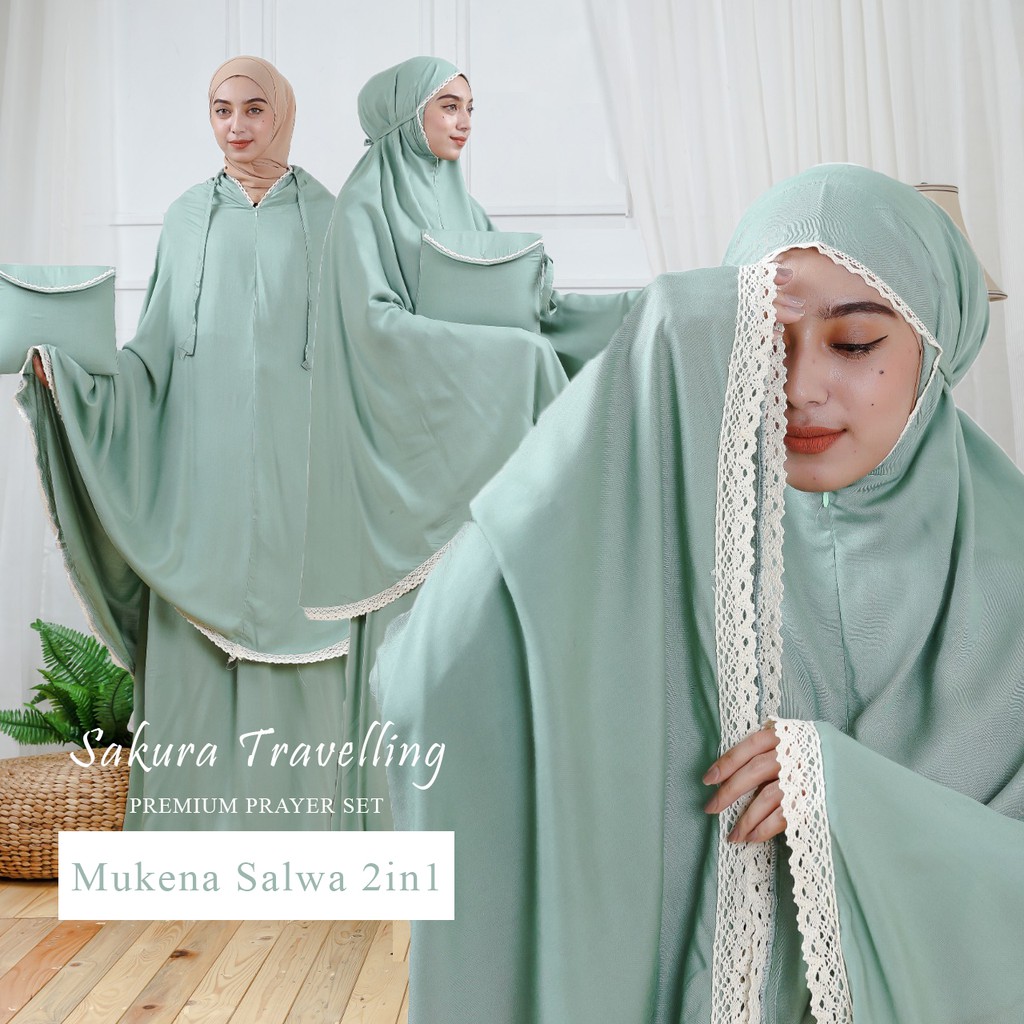 COD.Mukena treveling mukena terbaru mukena 2in1 mukena jumbo mukena sahlat