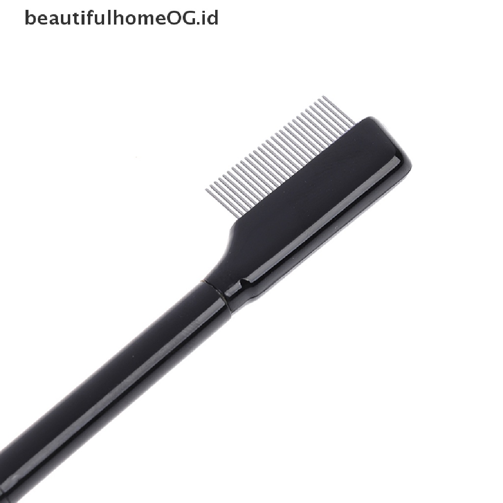 1 Pc Brush Sisir Extension Bulu Mata Alis Bahan Logam Baja Untuk Alat Makeup