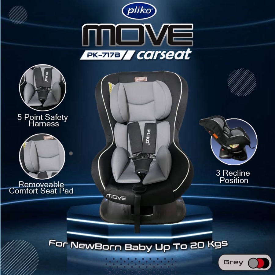 Pliko Move PK717B Car seat Bayi tempat duduk bayi dalam mobil