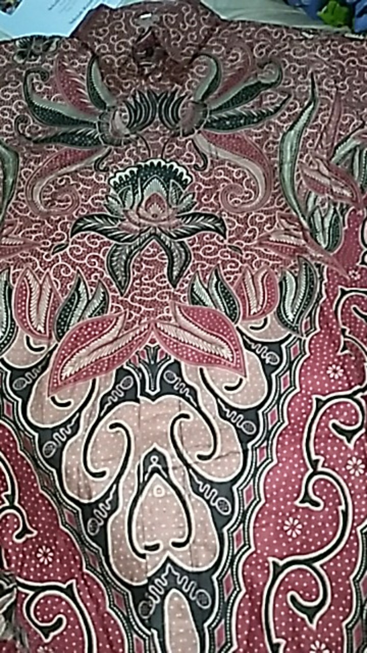 [ Bisa Cod ] Kemeja Batik Pria Lengan Panjang Premium Kantor Kondangan Seragam Motif Limited Maroon