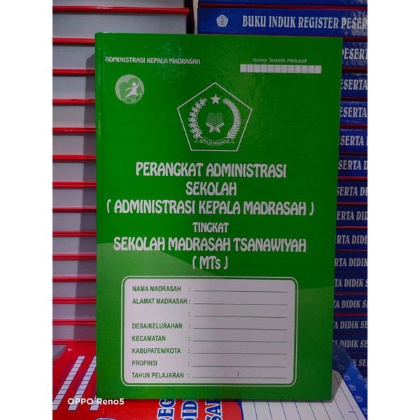 

BUKU ADMINISTRASI KEPALA SEKOLAH MTs