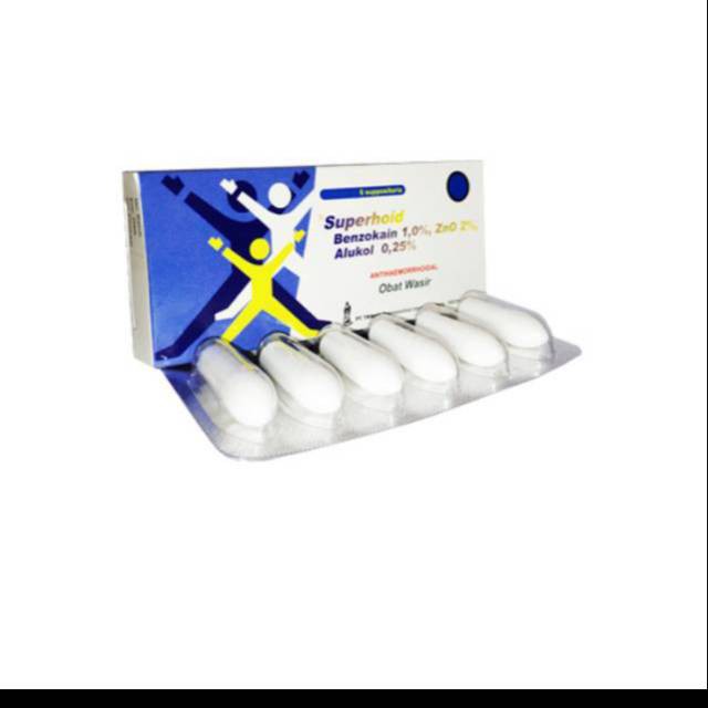 Superhoid Suppositoria Harga Per box / Obat Wasir / Anti Hemoroid
