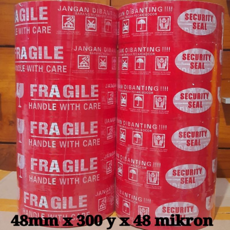

LAKBAN FRAGILE JUMBO 48MM X 300YARD SIAP KIRIM
