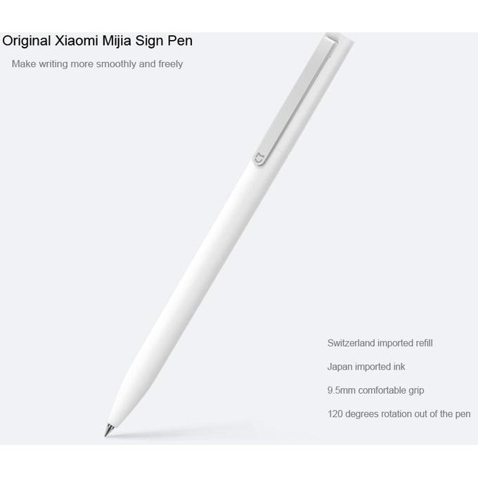 

Pengiriman Cepat Xiaomi Mijia 0.5mm Sign Pen + Signature pen Ink refills Pack 3Pcs BARANG BAGUS