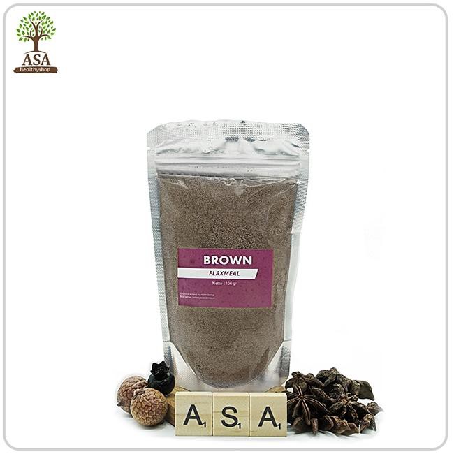 

LVPAI COD✔ Brown Flax Meal / Bubuk Flax Coklat 100 gram