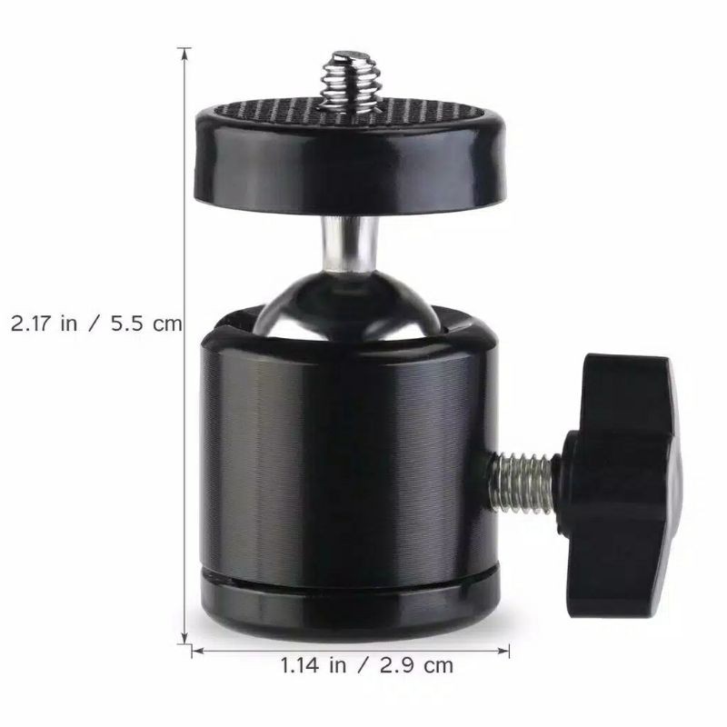 Mini Ball Head Tripod Kamera DSLR 360 Gorillapod 1/4&quot; Screw BallHead