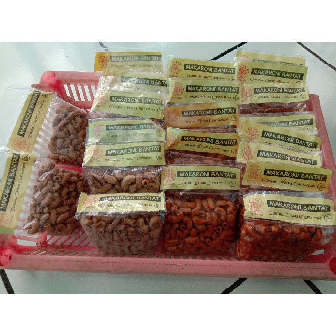 

Makanan, Camilan, snack, Makaroni Bantet/Bantat termurah