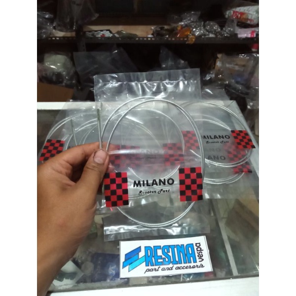 kabel kawat dalam rem belakang Vespa super sprint px ps kualitas bagus