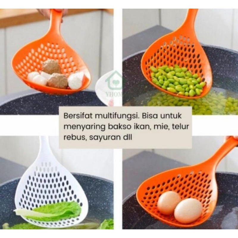 SPATULA SARINGAN TIRISAN MIE GORENGAN MASAKAN TAHAN PANAS