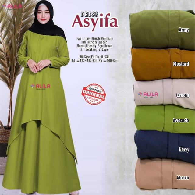 DRESS MUSLIM/ GAMIS / ASYIFA DRESS
