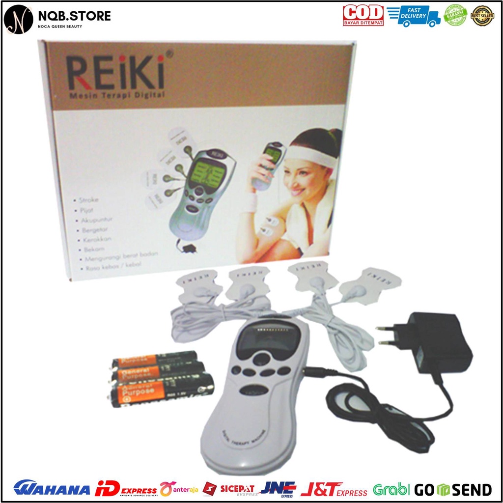 NQB - Reiki Digital Therapy Machine Alat Terapi Digital Refleksi Kualitas Import Therapi urut