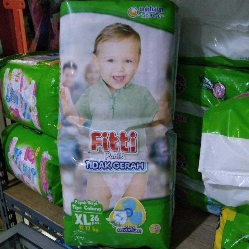 Fitti Pants M32 L28 XL26 Day + Night Popok Bayi Tipe Celana Ukuran M 32 L 28 XL 26 MURAH