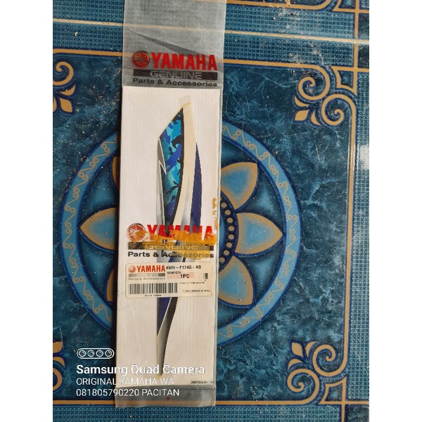 striping box aki f1zr fizr 2005 biru original