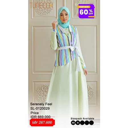FlashSale SIMPLY LOOK NEW YEAR SPIRIT SL-0120 Gamis By Tuneeca DISKON Big SALE Promo