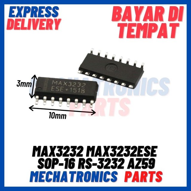 [ICS-9022] MAX3232 MAX3232ESE MAX3232CSE SOP-16 RS-3232 AZ59