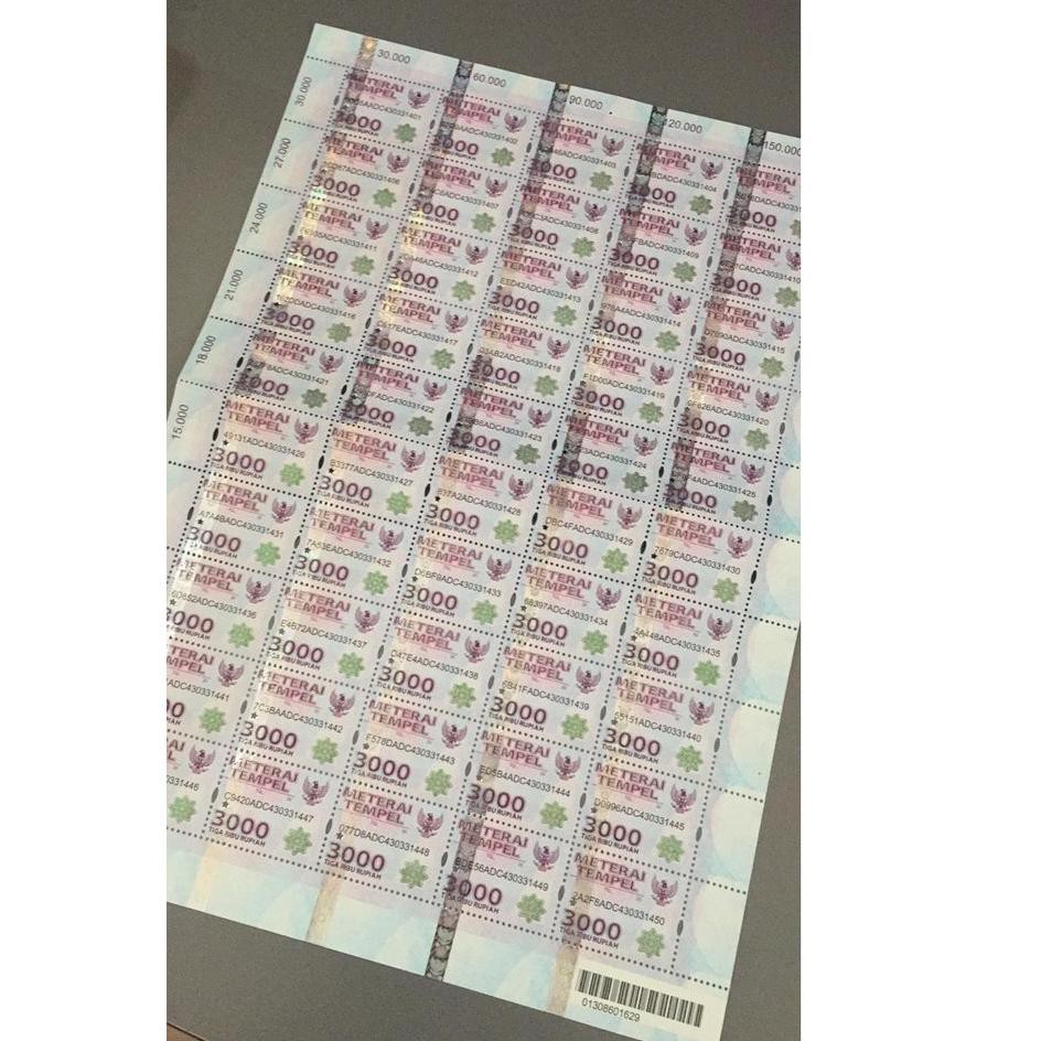 

Best Terlaris NHRU8 Materai 3000 Asli Original Kantor Pos Indonesia Siap Kirim Mulai Minggu 14 Feb 2