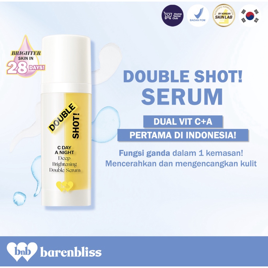 BNB barenbliss Meta Glow Double shot! C Day A Night Deep Brightening korea Double Serum