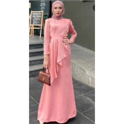 Gamis Kondangan / Gamis Bridesmaid / Dress Panjang Terbaru / Dress Panjang / Dress Bridesmaid