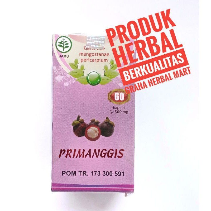 

Primanggis 60 Kapsul. Ekstrak Kulit Manggis - AntiOksidan. Cegah Kanker. Tumor. Imunitas. Herbal