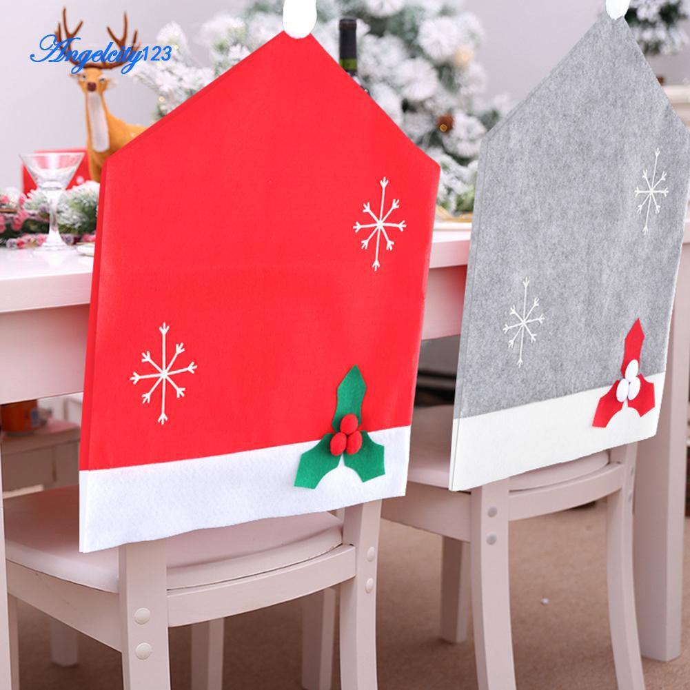 Christmas Hat Xmas Dinner Chair Covers Stool Back Wrap Case Home Decoration Shopee Indonesia Christmas Hat Xmas Dinner Chair Covers Stool Back Wrap Case Home Decoration Shopee Indonesia