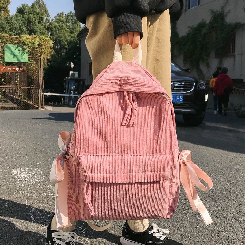 YOOHUI BB015 Tas Ransel Wanita Ransel Korea Backpack Min Tao Bag Fashion Ulzzang Korea Tas Min Tao Bag Sekolah Tas Ransel Anak Sekolah Karakter Perempuan Tas Karakter Polos Ransel Tas Ransel Olahraga-1