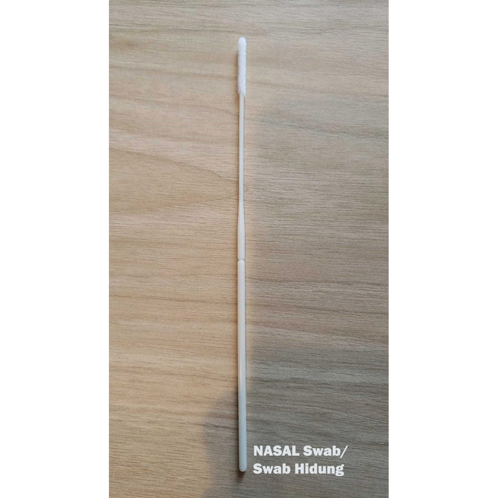 Swab Steril Nasal/Naso Oral/Oro Flocked Swab/Transport