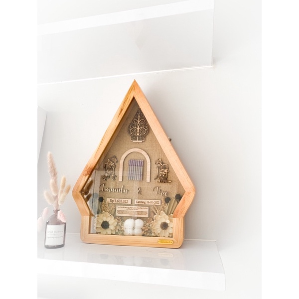 MAHAR WAYANG/MAHAR GUNUNGAN WAYANG/MAHAR NIKAH/MAHAR KAYU/MAHAR RUSTIC/MAHAR DRY FLOWER/MAHAR BUNGA 