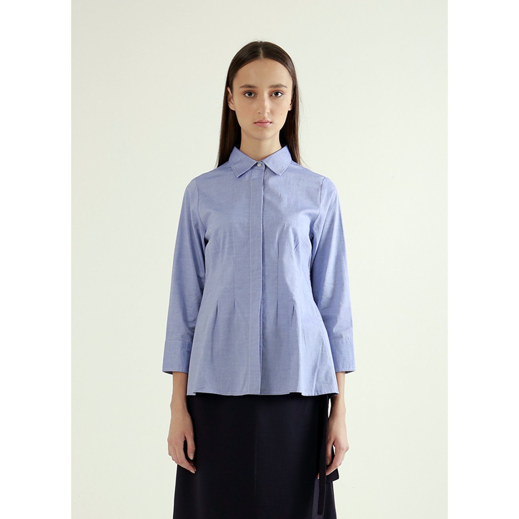 WASTU - DORIC PILLAR SHIRT - Blue