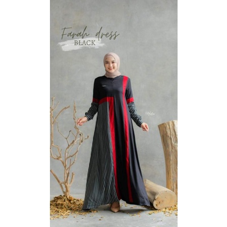 FARAH DRESS Halwa Apparel/Dress Halwa/ Gamis cantik/Dress Cantik
