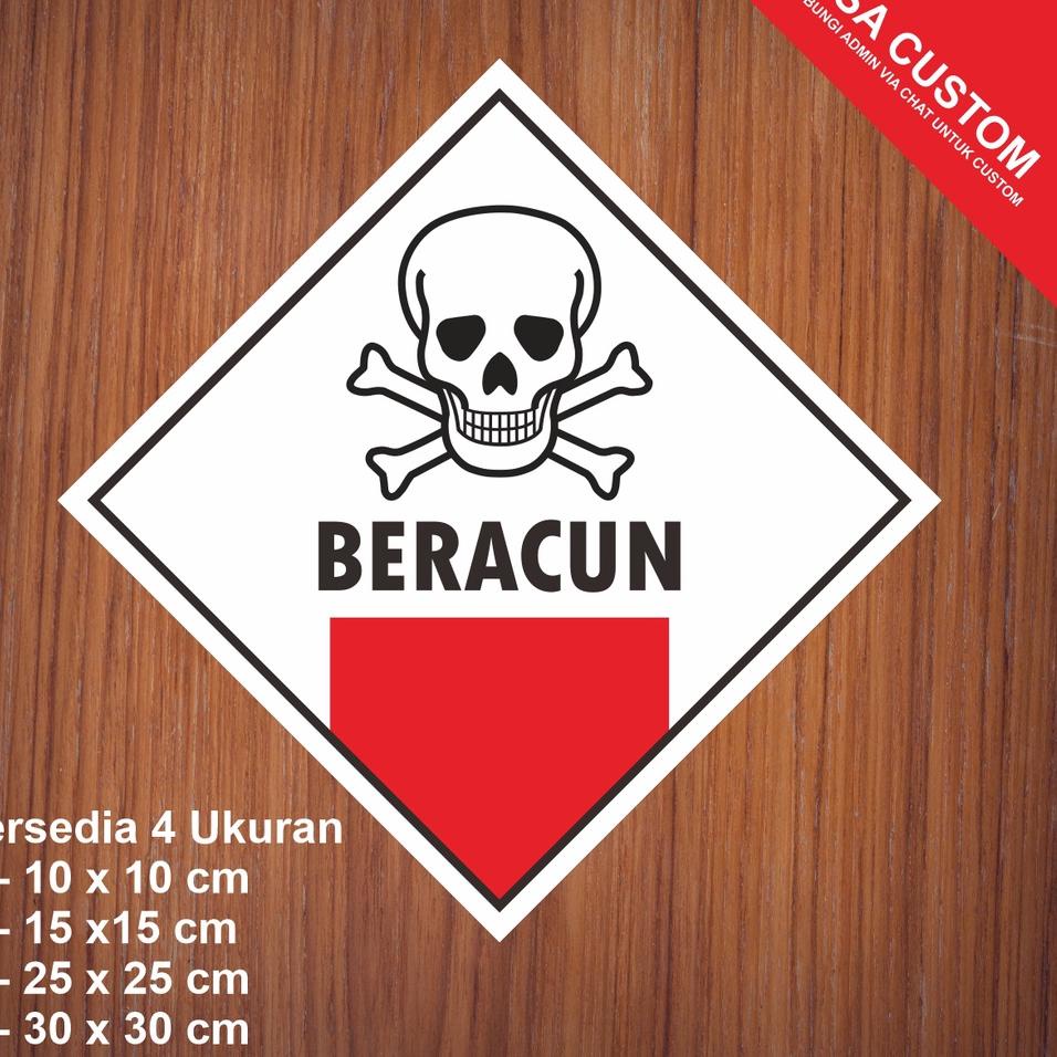 

PRODUK TREND Sticker Label Tanda Simbol Limbah B3 Stiker Bahan Berbahaya dan Beracun STIKER HAZMAT დ 874