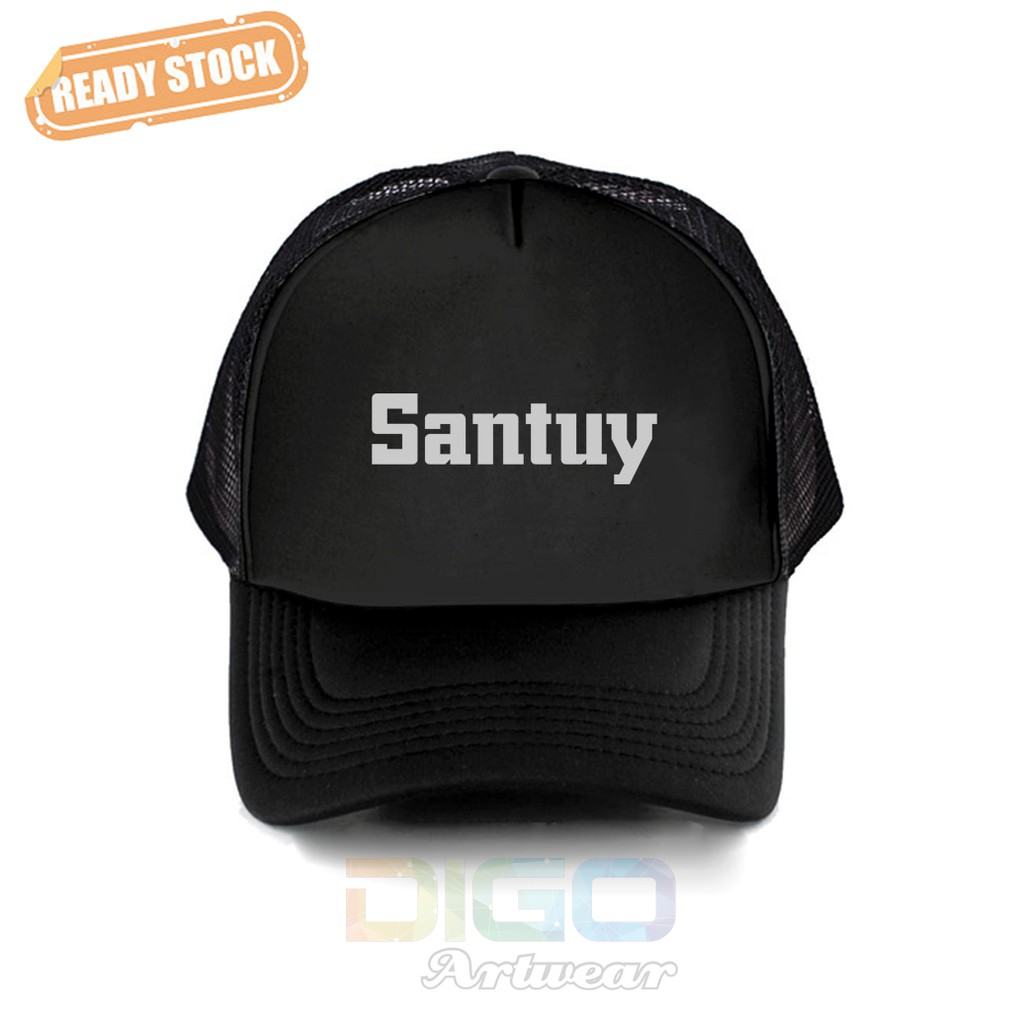 Premium Topi Hat Santuy Santai Leyeh Leyeh Bahasa Gaul Shopee