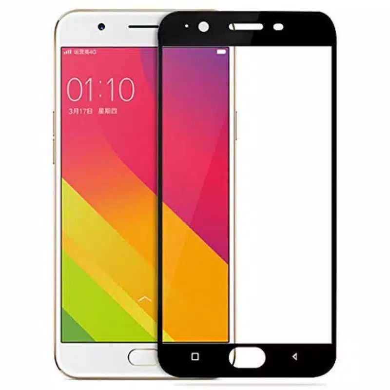 TAMPERED GLASS TG ANTI GORES OPPO F1S FULL LAYAR