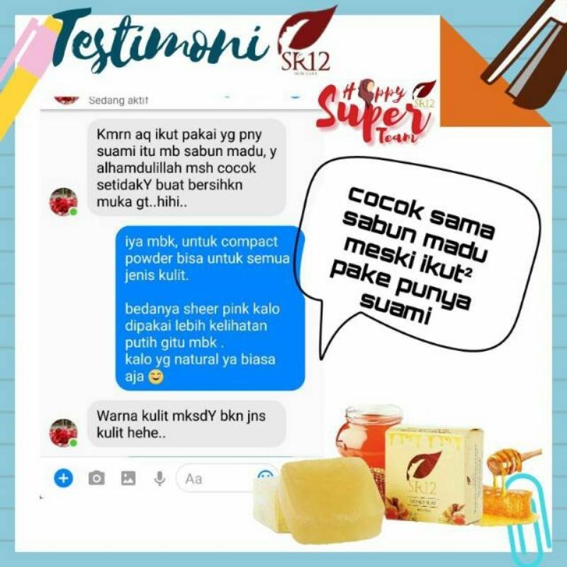 SABUN MADU HERBAL / HONEY SOAP SR12 / MENCERAHKAN WAJAH / SABUN WAJAH KULIT KERING BPOM
