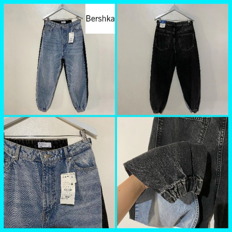 Bershka Two Tone Jogger Jeans