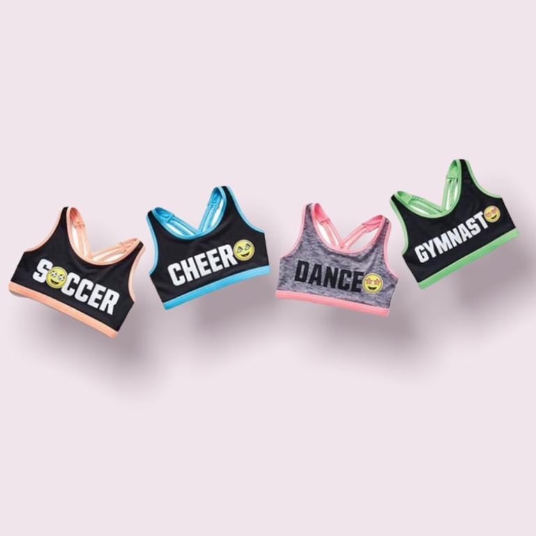 Sport Bra Anak Perempuan Justice Anko 4-18 Tahun Bra Olahraga Anak