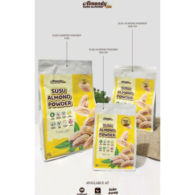 

VIRAL ! Susu Powder Bubuk 500gr Almondy Almond