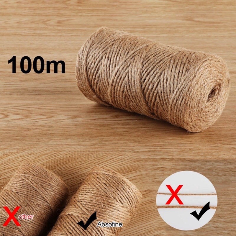 

100 meter tali rami 3 ply import kuat tebal medan